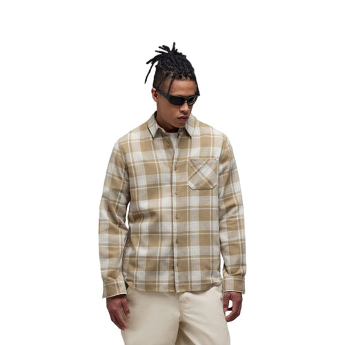 Oakley Podium Plaid Long Sleeve Flannel Unisex Gömlek - Kahve-Çok Renkli