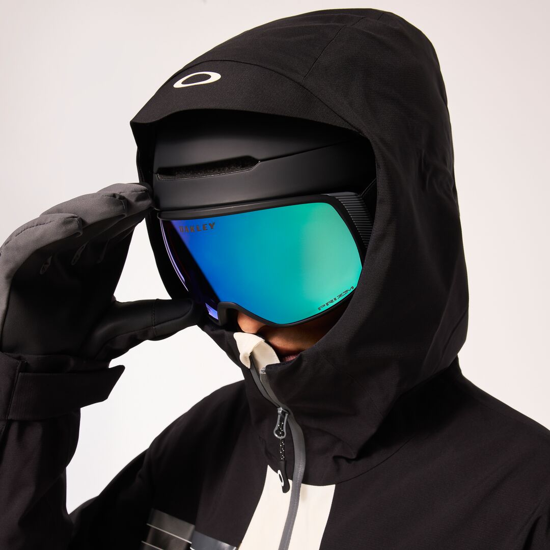 Oakley TC Reduct Earth Shell Erkek Mont - Siyah-Beyaz