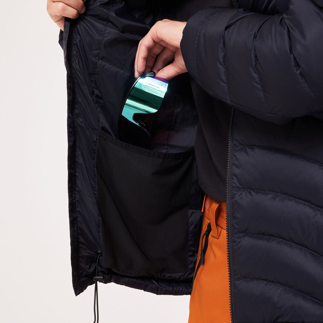 Oakley Snowbound Packable Down Puffy Erkek Mont - Siyah