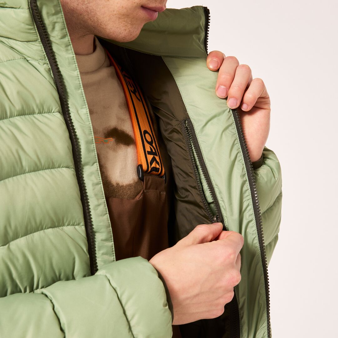 Oakley Snowbound Packable Down Puffy Erkek Mont - Yeşil