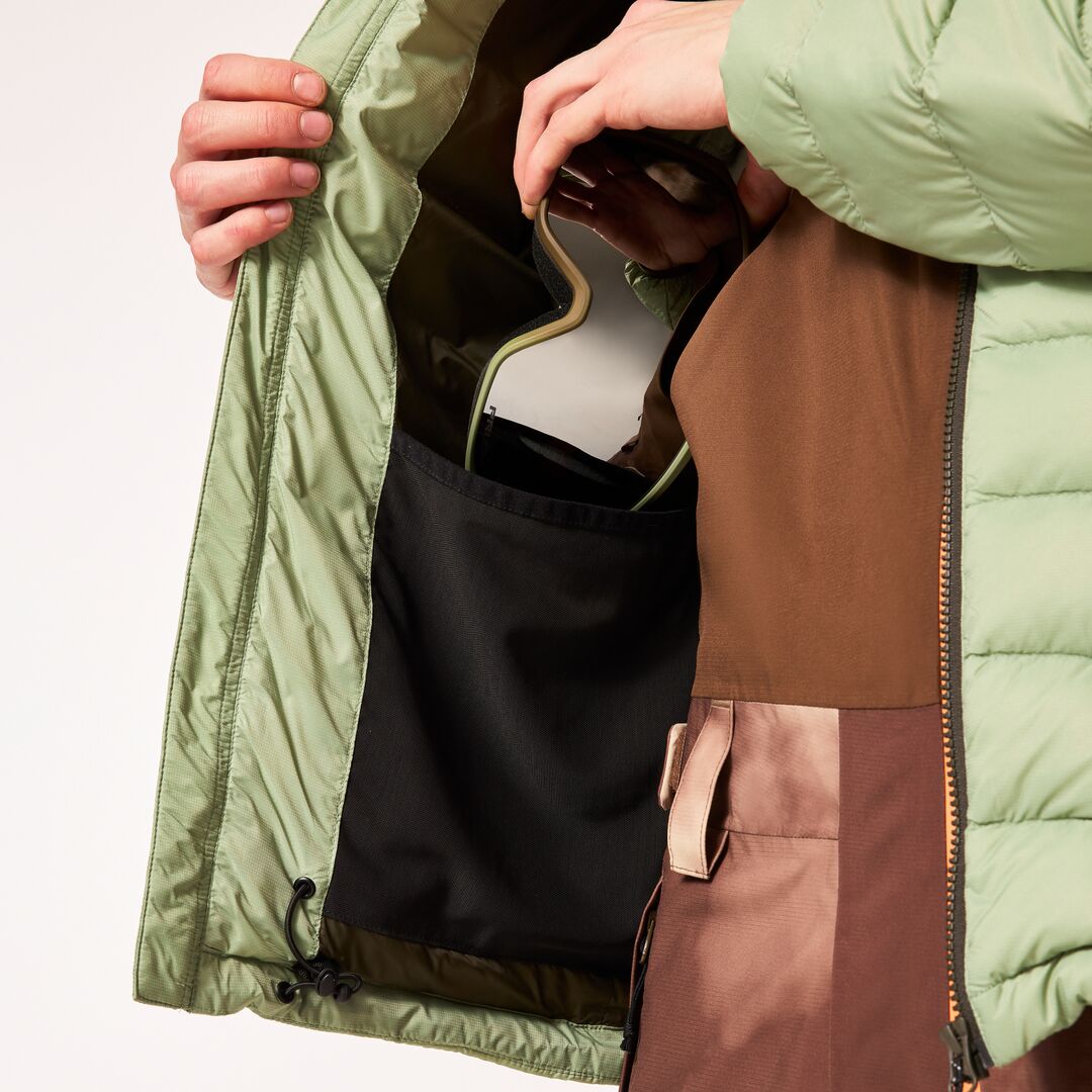Oakley Snowbound Packable Down Puffy Erkek Mont - Yeşil