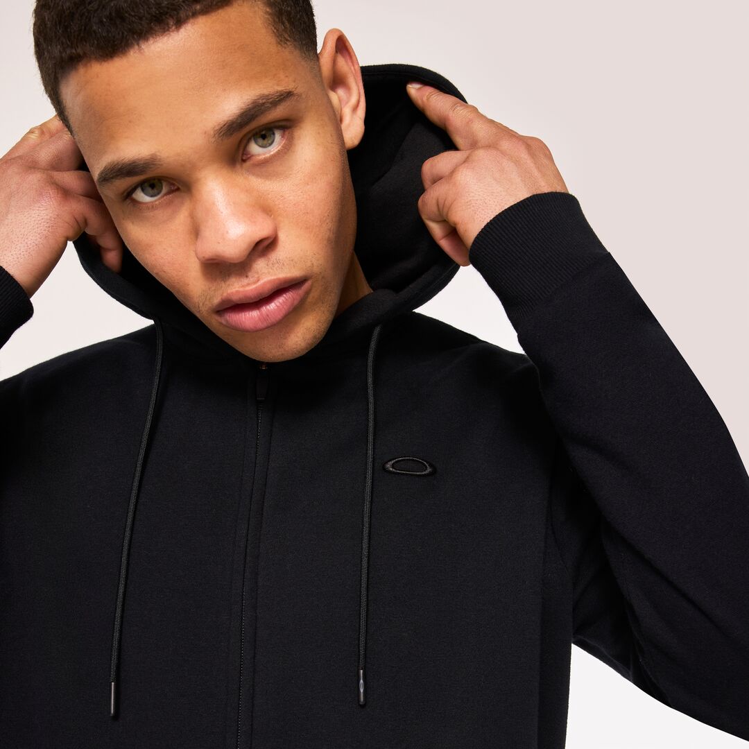 Oakley Relax Full Zip Hoodie Unisex Sweatshirt - Siyah