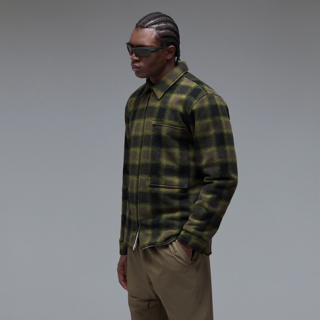 Oakley Off-Slope Overshirt Unisex Ceket - Haki-Siyah