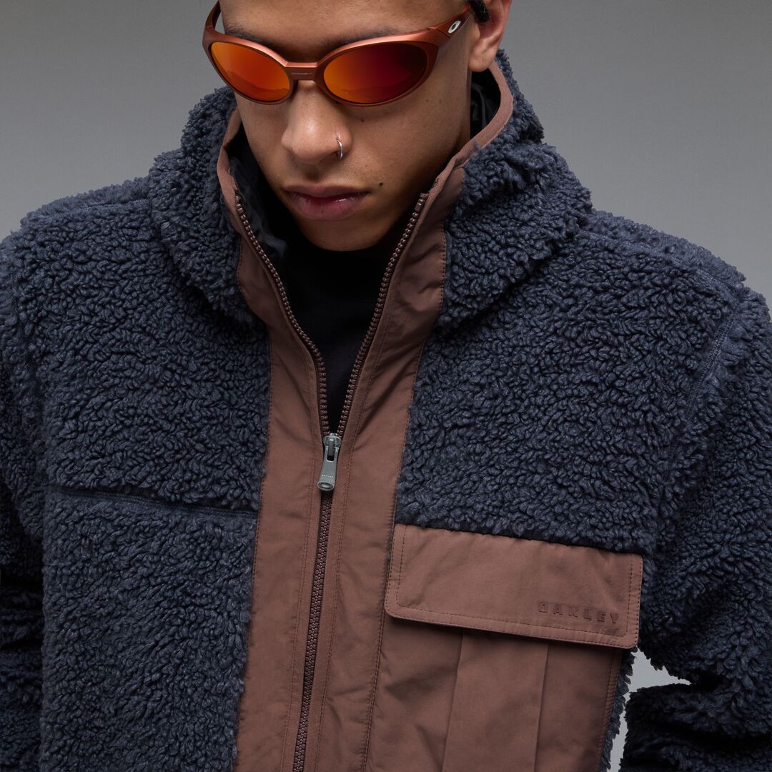 Oakley Snowdrift Full Zip Sherpa Unisex Polar - Antrasit