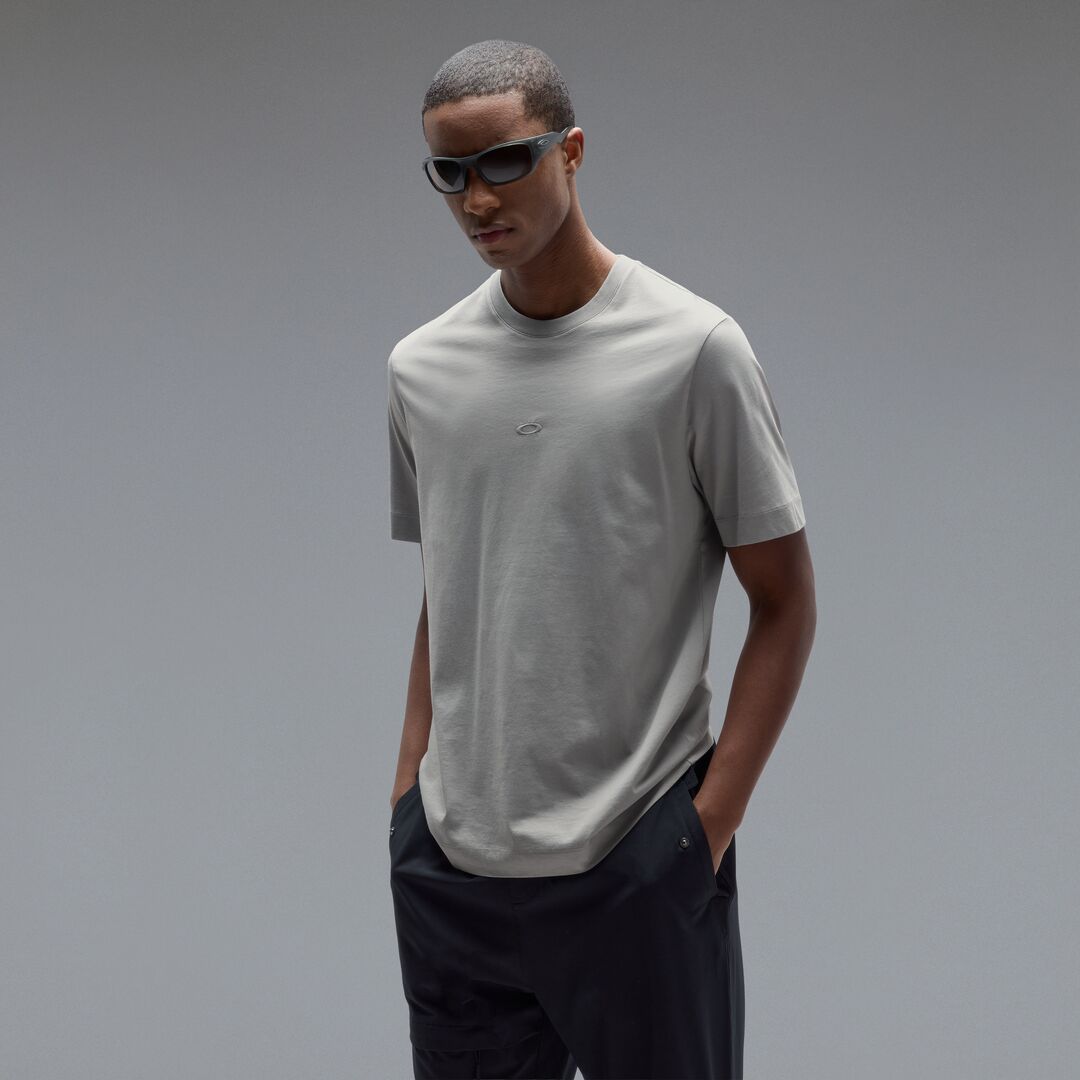 Oakley Stacked Flow Erkek Tişört - Gri