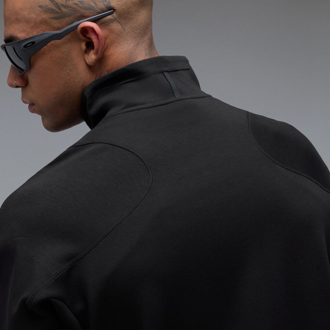 Oakley Edge Force 1/4 Zip Unisex Sweatshirt - Siyah