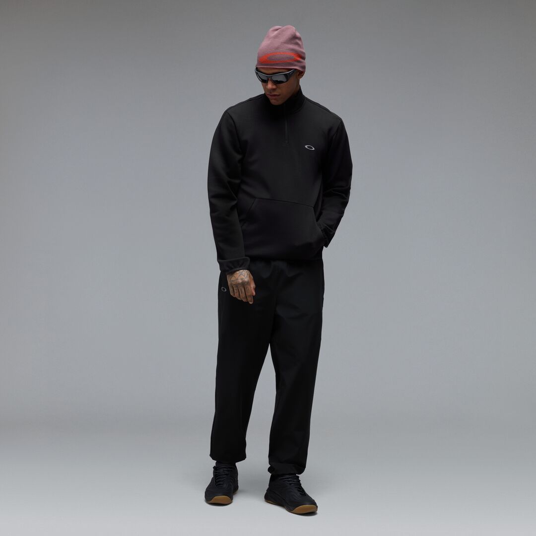 Oakley Edge Force 1/4 Zip Unisex Sweatshirt - Siyah