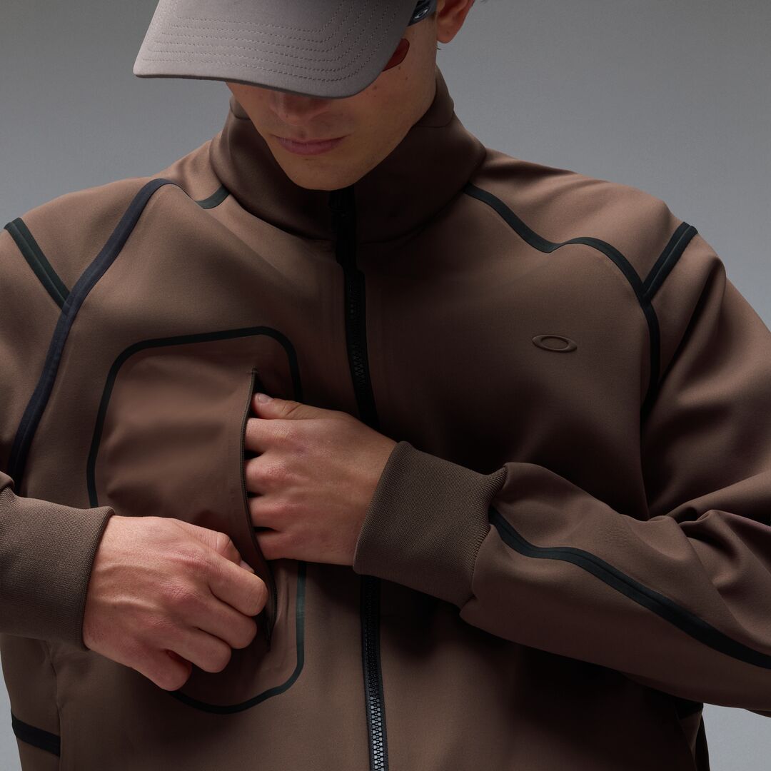 Oakley Fusion Space Full Zip Unisex Sweatshirt - Kahve