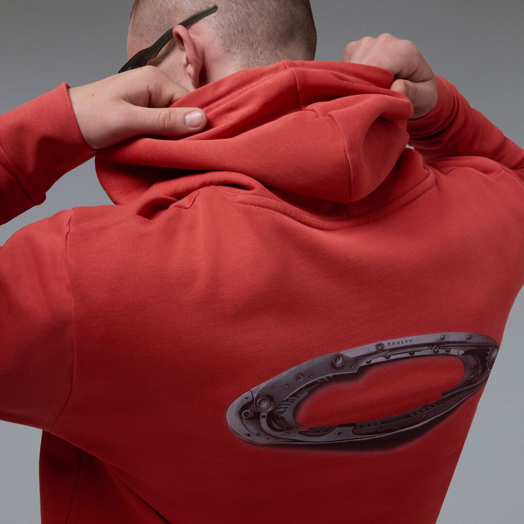 Oakley Mechatronic Ellipse Hoodie Unisex Sweatshirt - Kırmızı