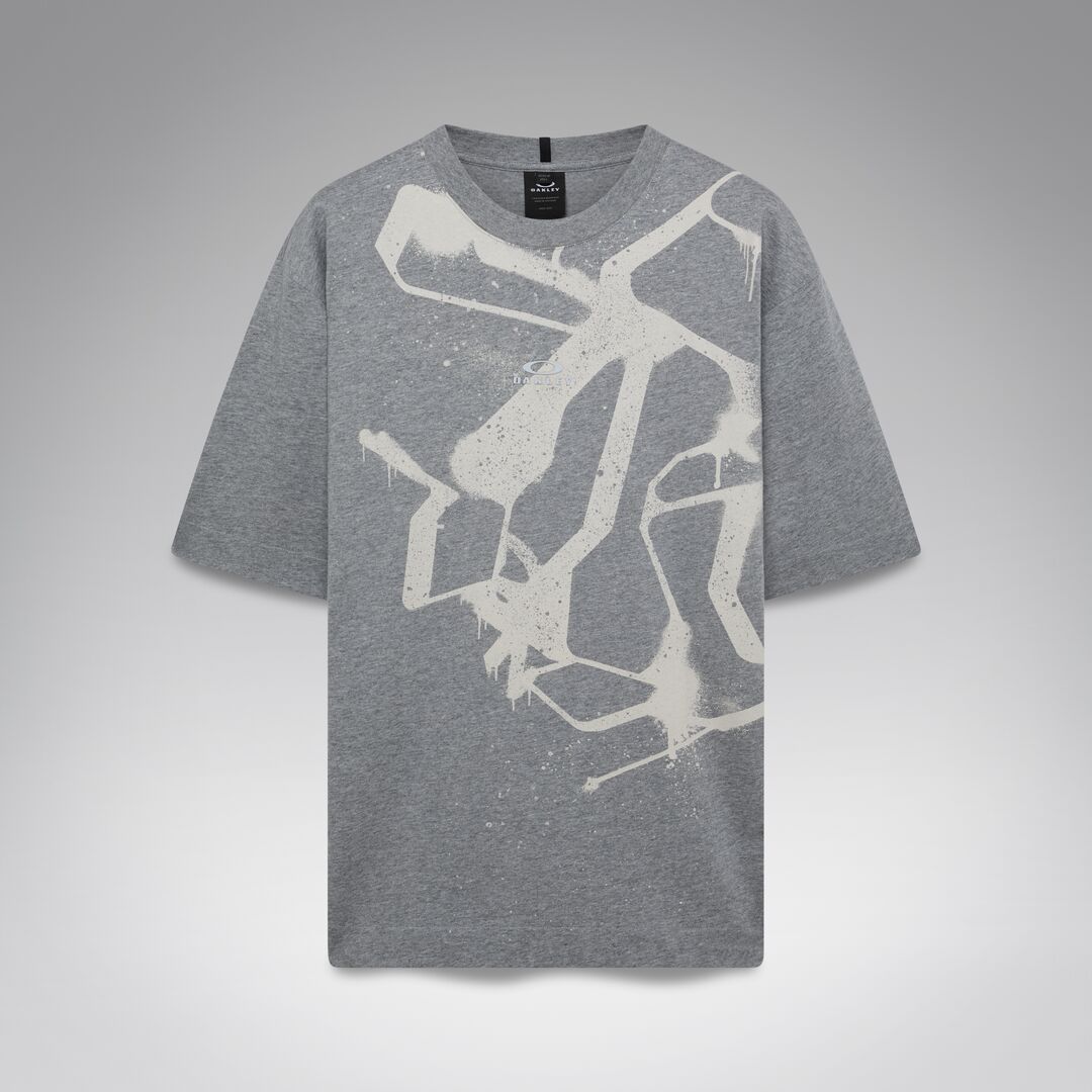 Oakley Graffiti Camo Unisex Tişört - Gri