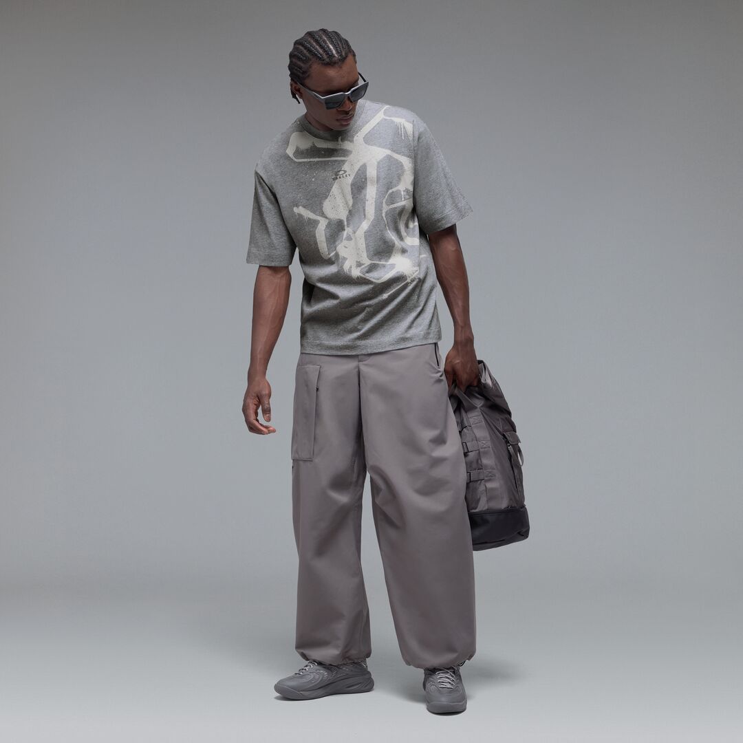 Oakley Graffiti Camo Unisex Tişört - Gri