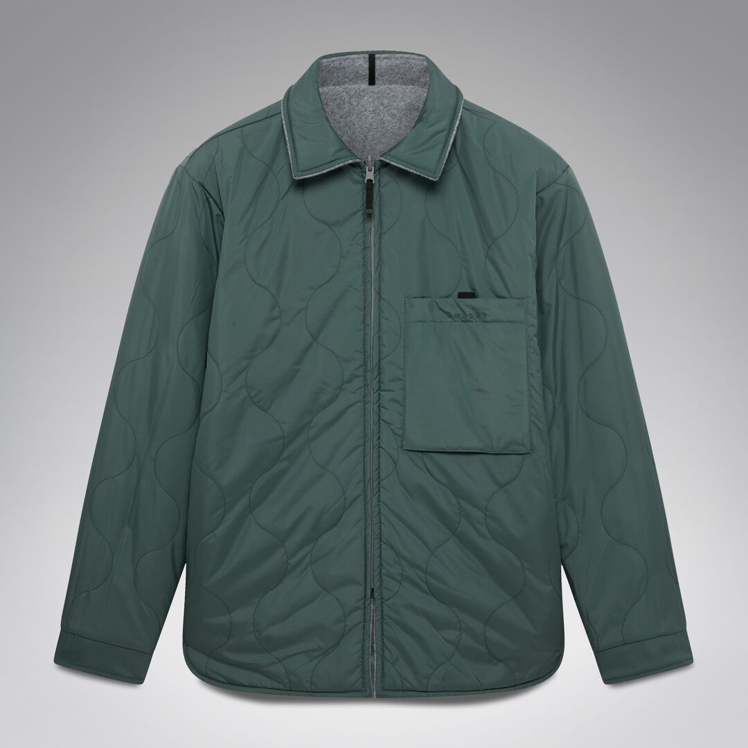 Oakley Off-Slope Solid Overshirt Unisex Ceket - Yeşil-Gri