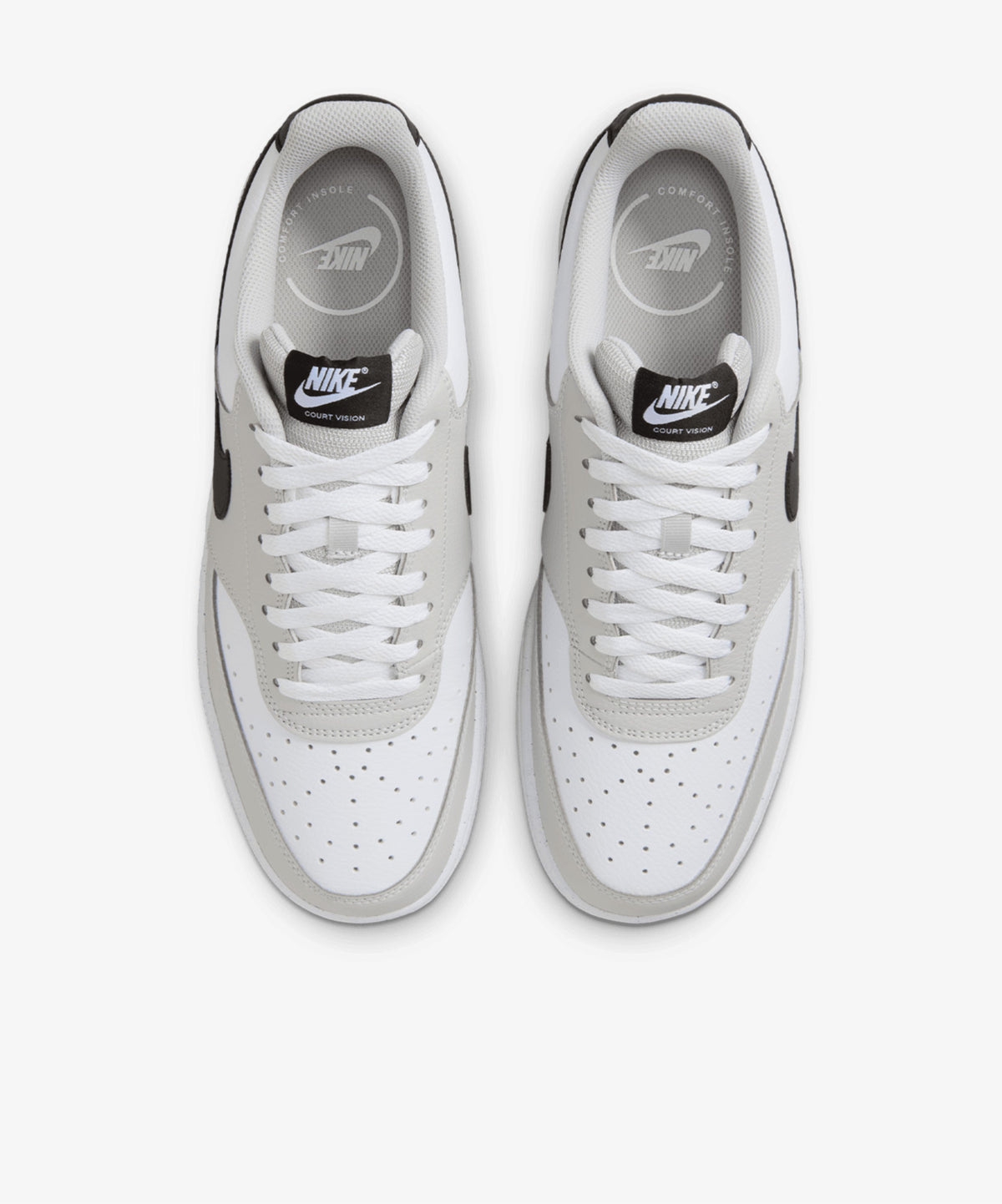 Nike Court Vision Low Erkek Sneaker - Beyaz-Gri