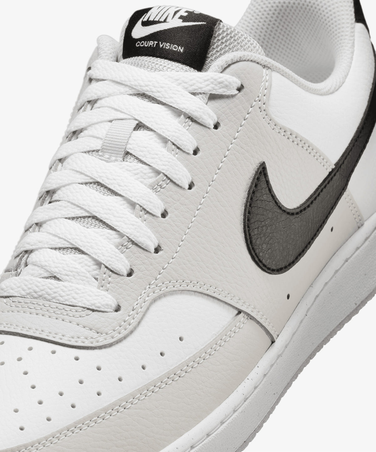 Nike Court Vision Low Erkek Sneaker - Beyaz-Gri