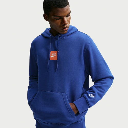 Nike Club French Terry Hoodie Erkek Sweatshirt - Lacivert