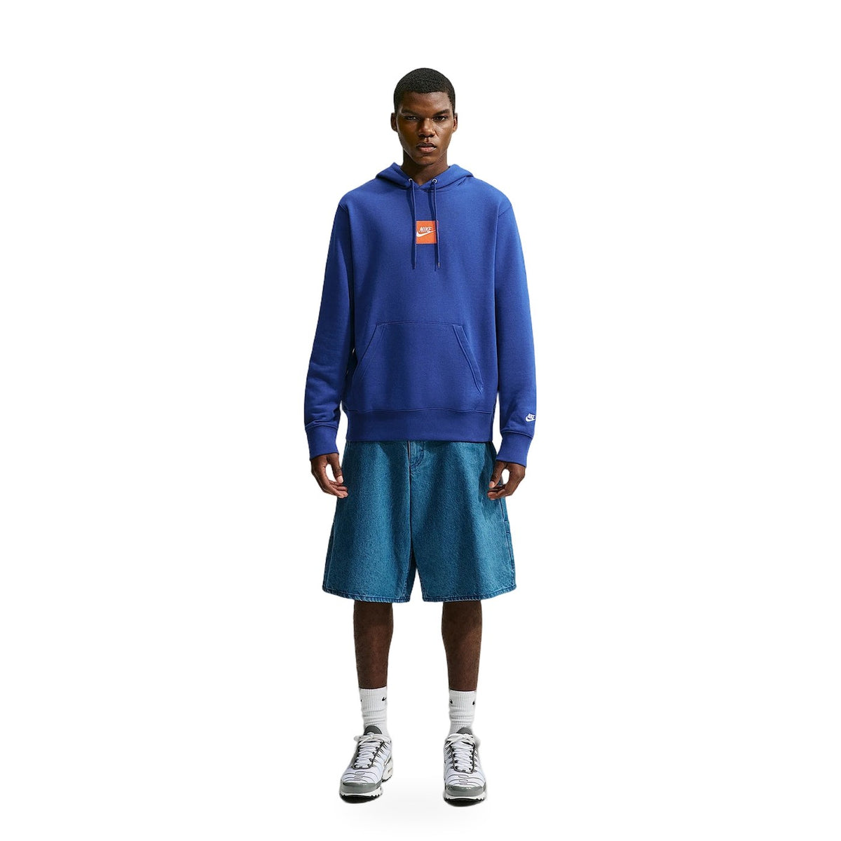 Nike Club French Terry Hoodie Erkek Sweatshirt - Lacivert