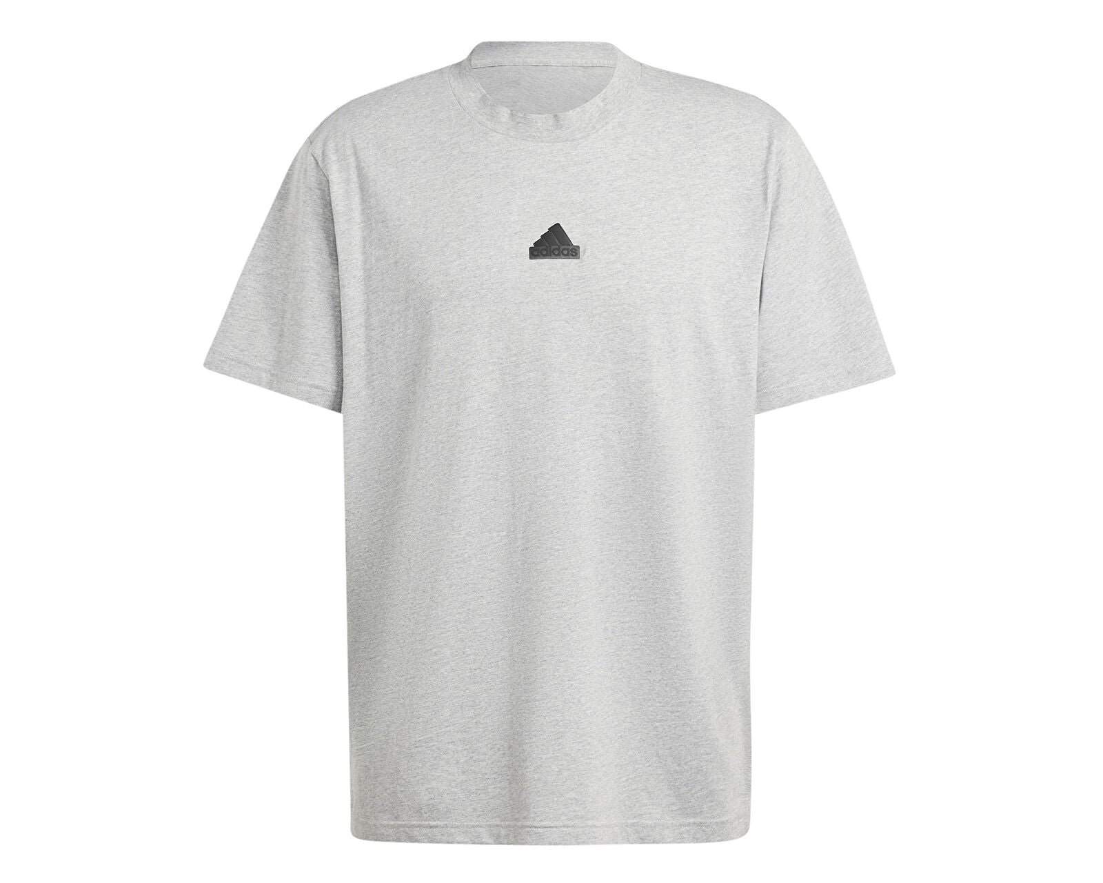 adidas Basic Line Single Jersey Erkek Tişört - Gri