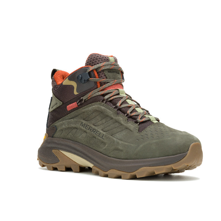 Merrell Moab Speed 2 Leather Mid WP Erkek Bot - Haki