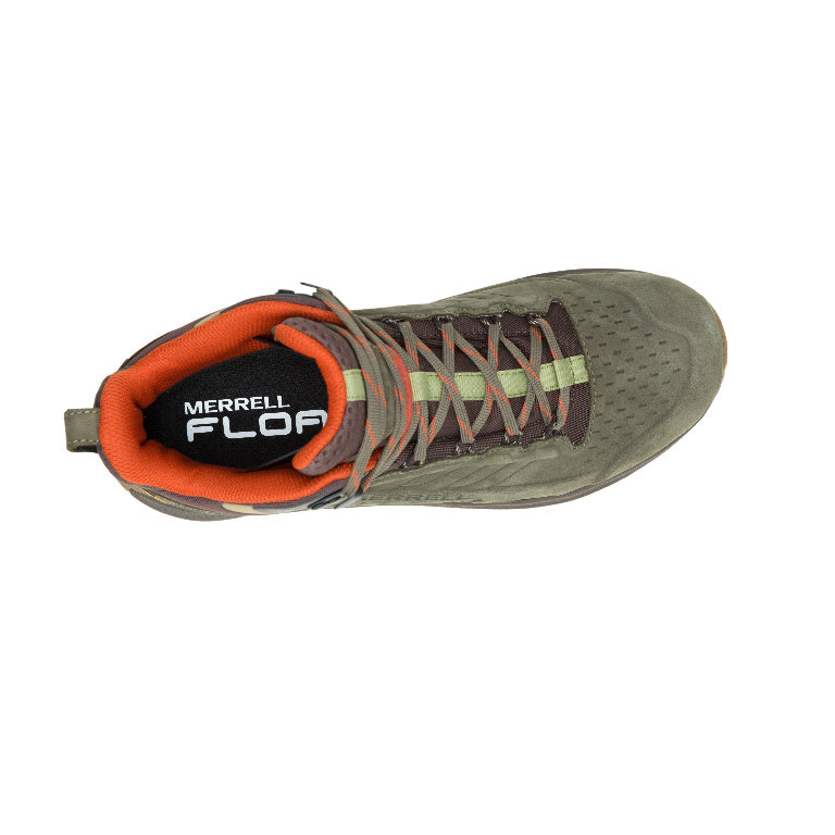 Merrell Moab Speed 2 Leather Mid WP Erkek Bot - Haki