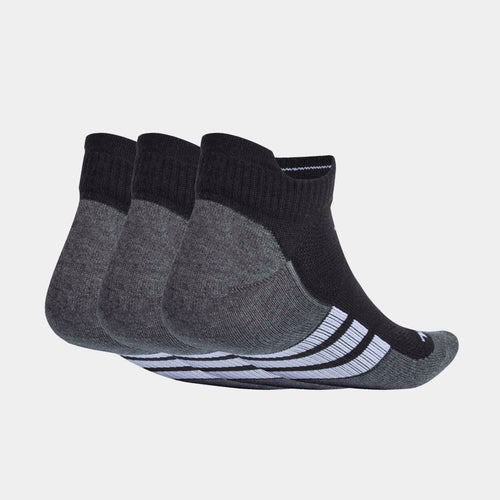 adidas Performance Climacool 3 Pack Unisex Yarım Bilek Çorap - Siyah-Antrasit
