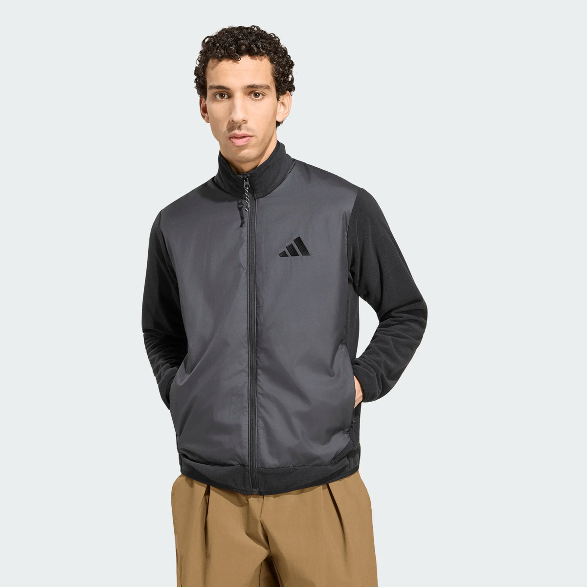 adidas Terrex Multi Essentials Climawarm+Windfleece Erkek Sweatshirt - Siyah