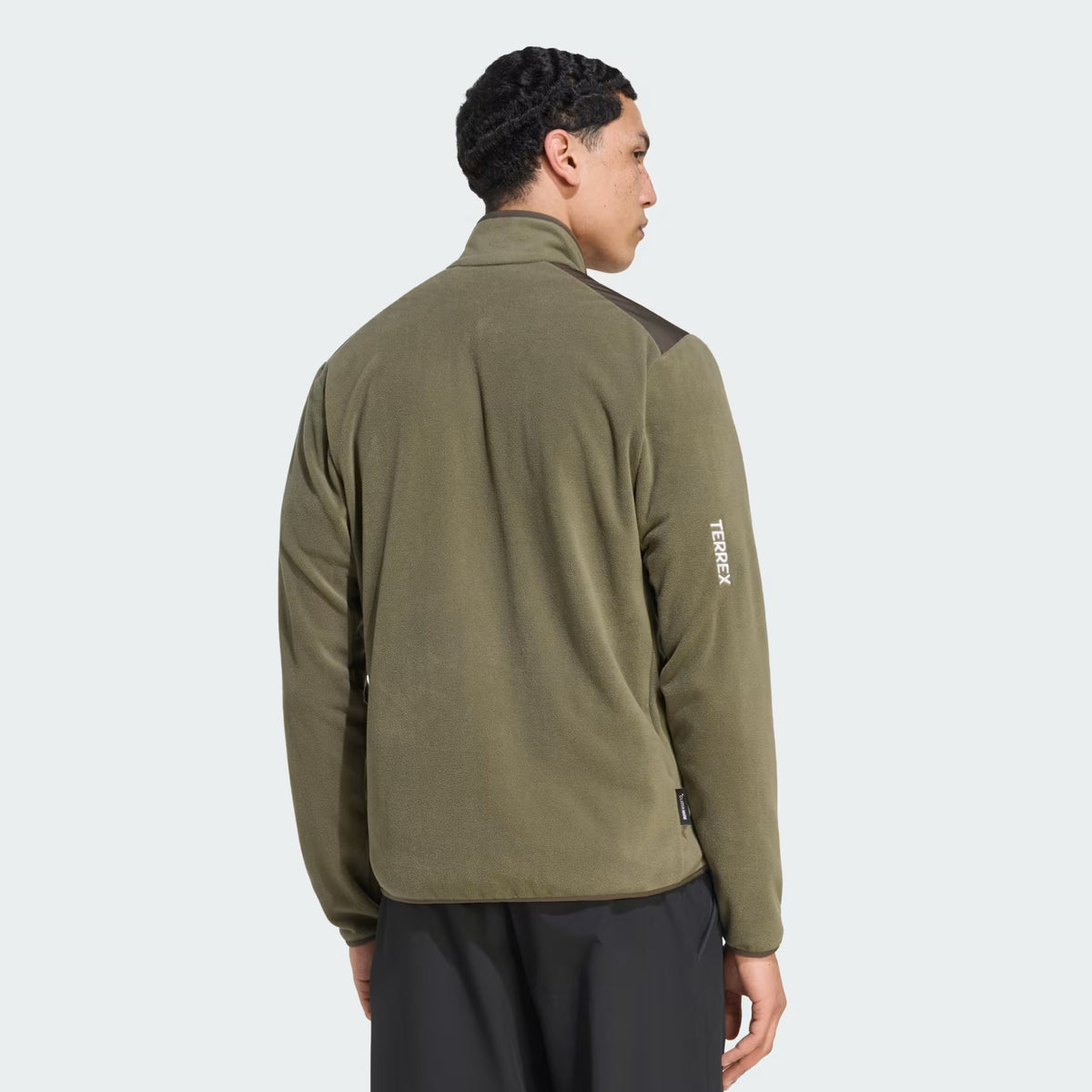 adidas Terrex Multi Essentials Climawarm+Windfleece Erkek Sweatshirt - Haki