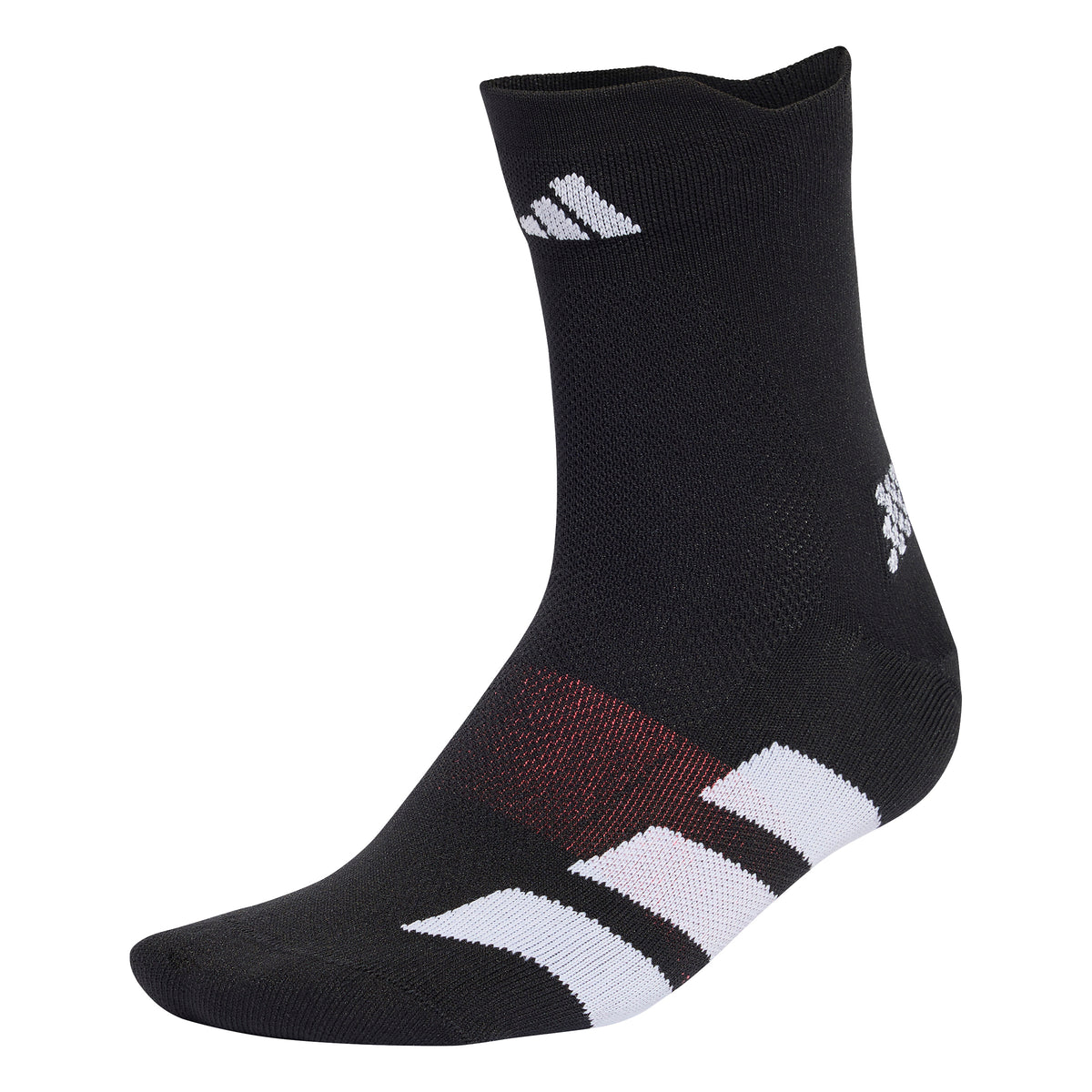 adidas Running Adizero Quarter Unisex Uzun Çorap - Siyah-Beyaz