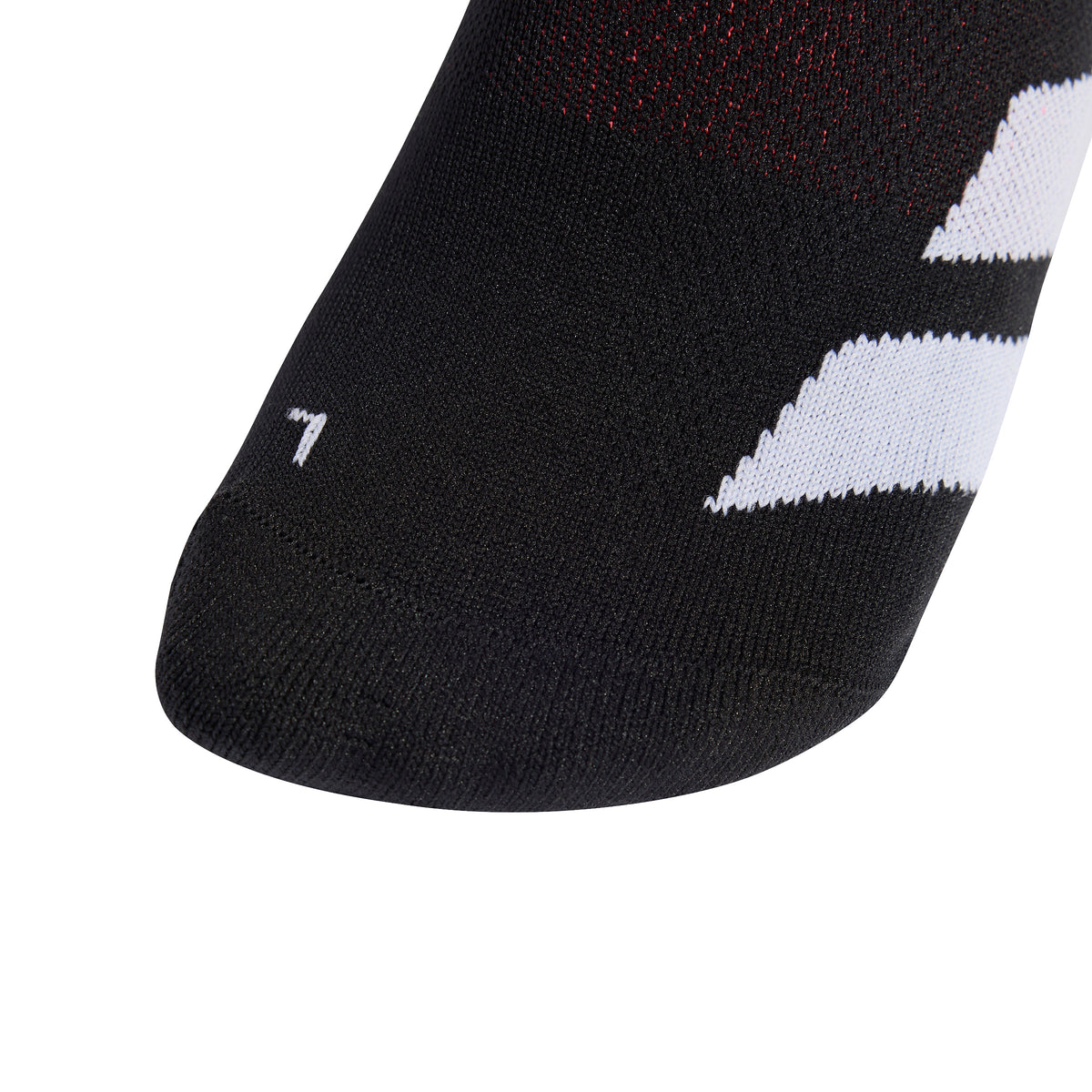 adidas Running Adizero Quarter Unisex Uzun Çorap - Siyah-Beyaz