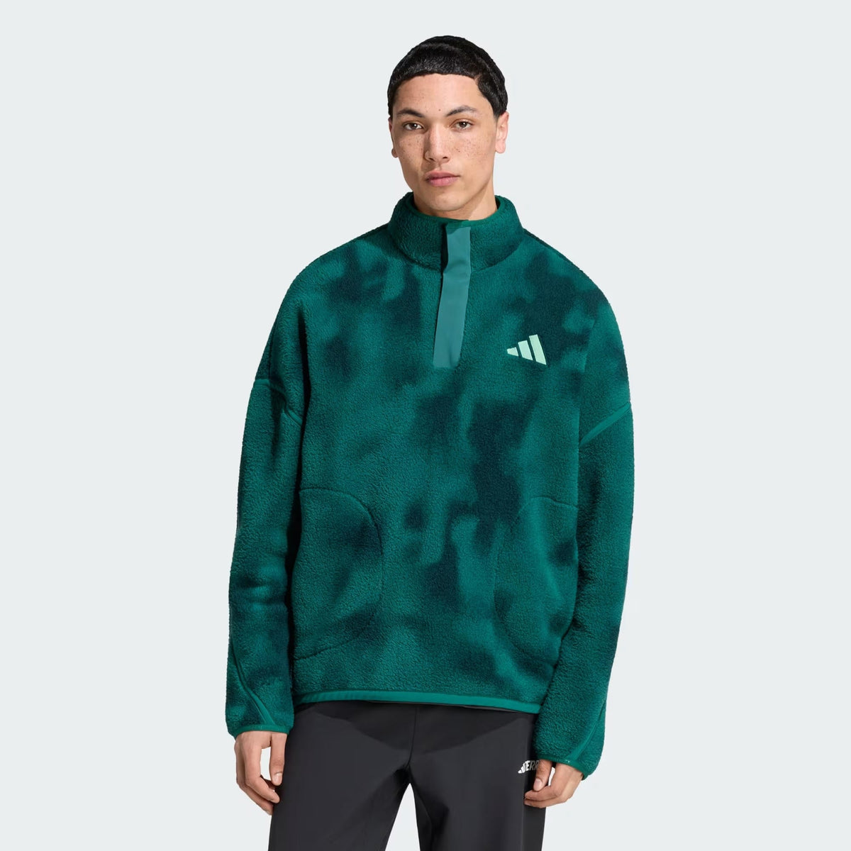 adidas Terrex Multi Essentials Erkek Sweatshirt - Yeşil