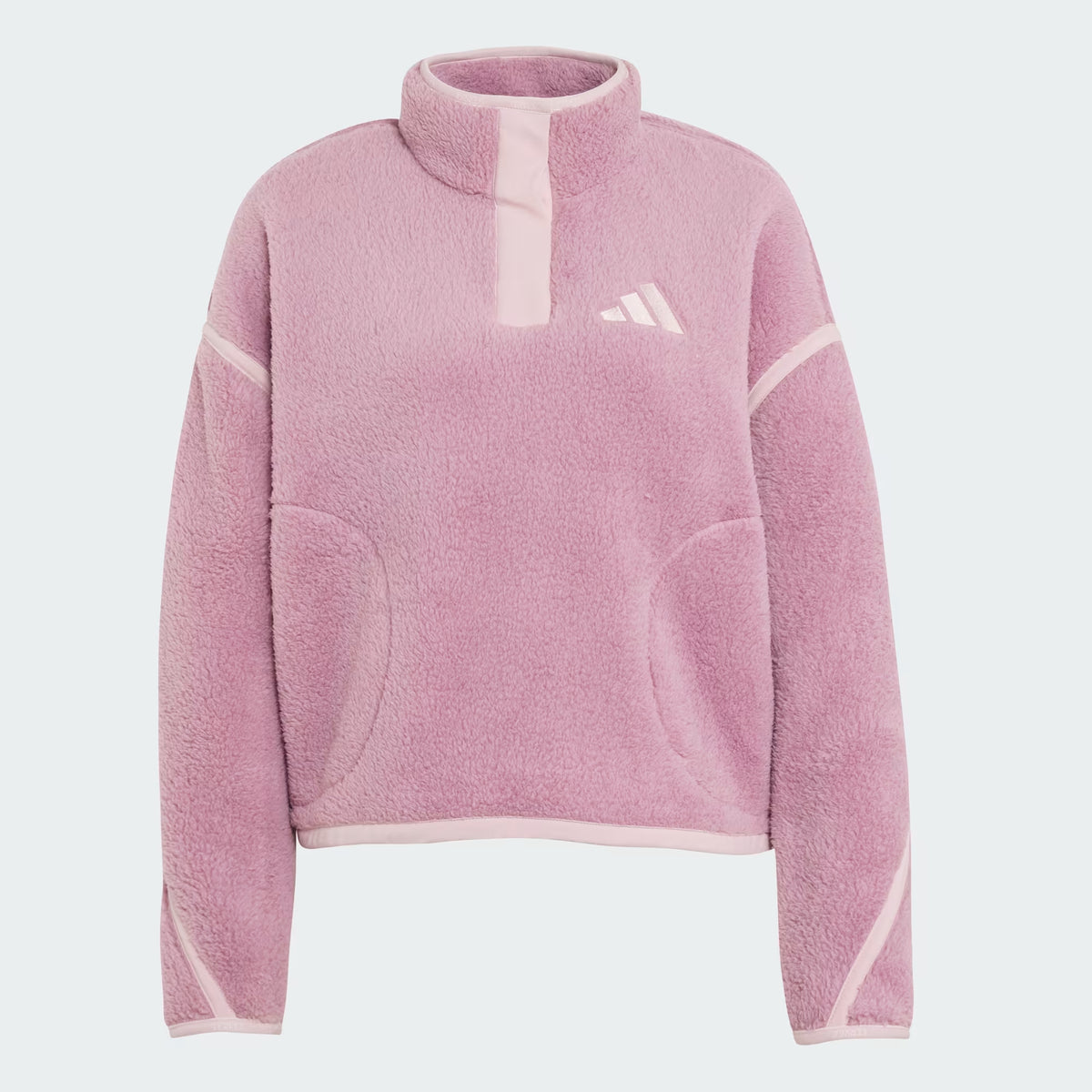 adidas Terrex Multi High Pile Kadın Sweatshirt - Pembe