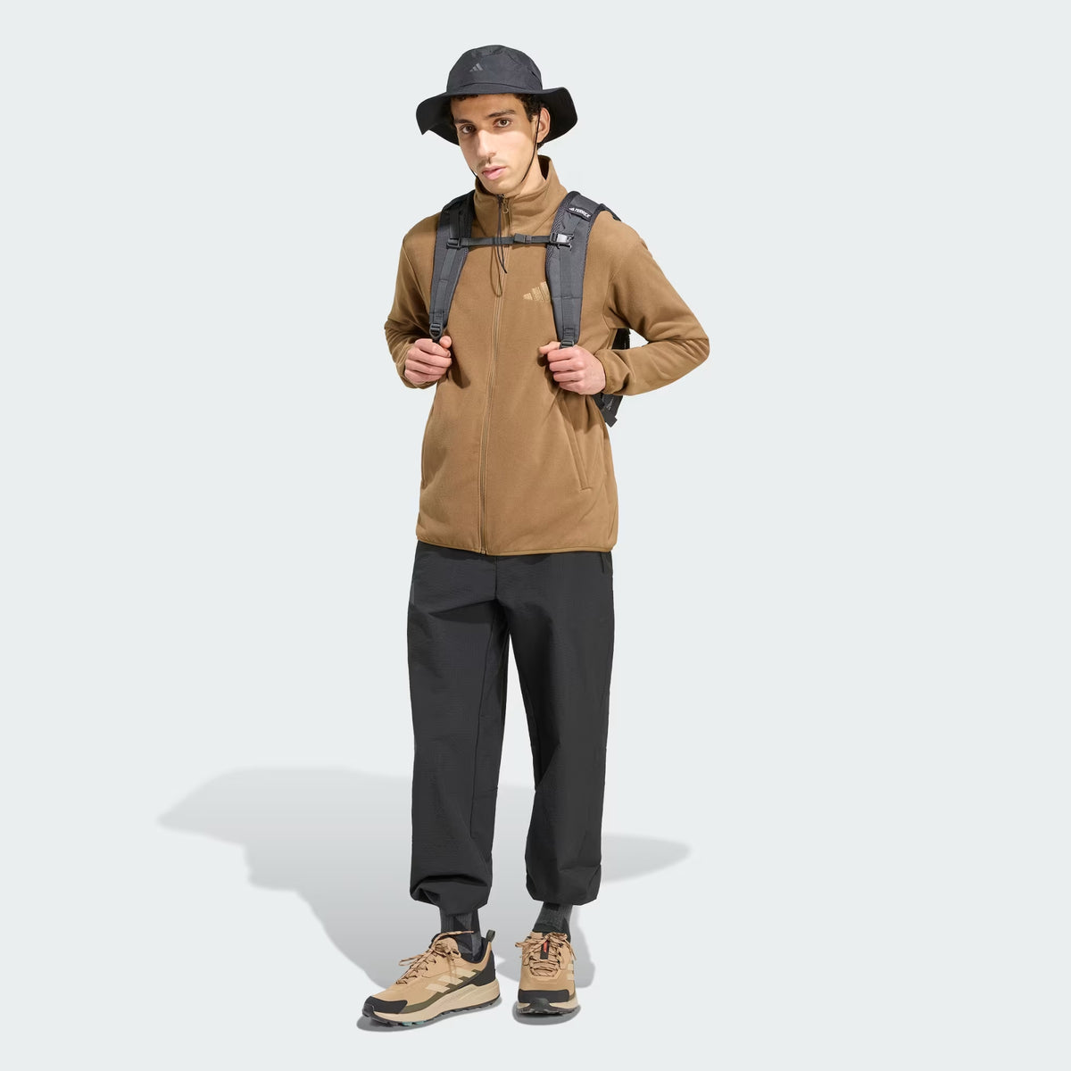 adidas Terrex Multi Essentials Full Zip Erkek Polar - Kahve