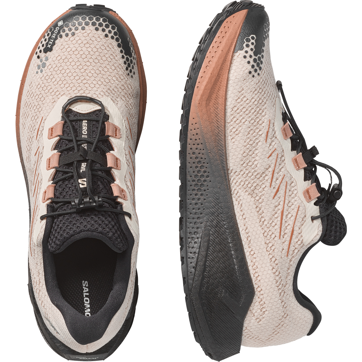 Salomon Aero Blaze 4 Gravel Gore-Tex Erkek Koşu Ayakkabısı - Bej