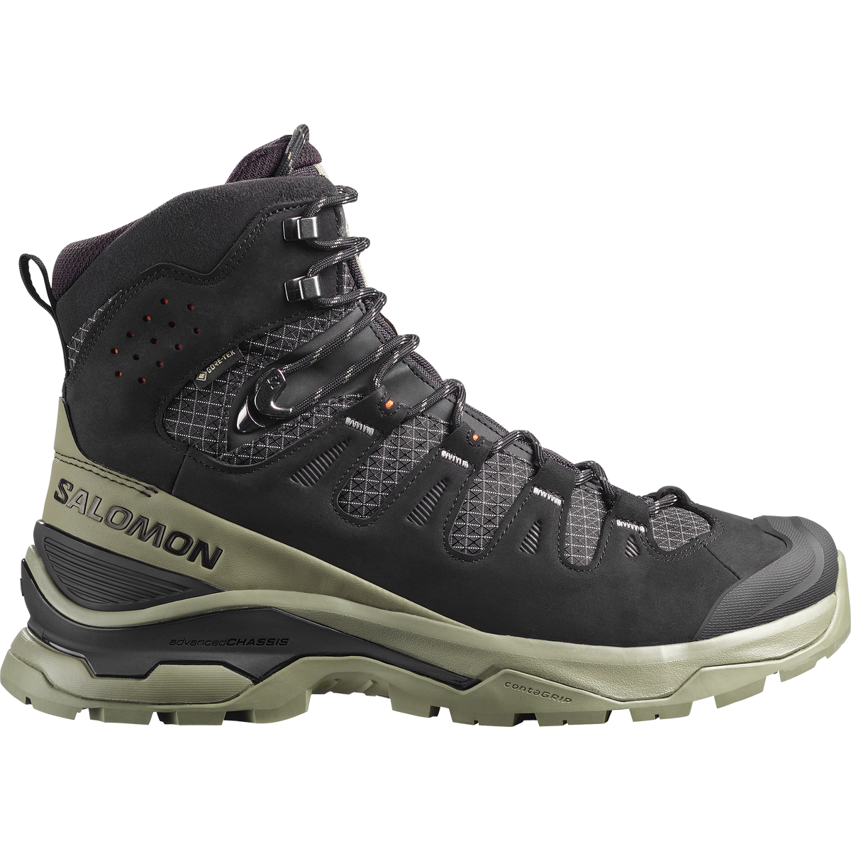 Salomon Quest 5 Gore-Tex Erkek Bot - Siyah-Yeşil