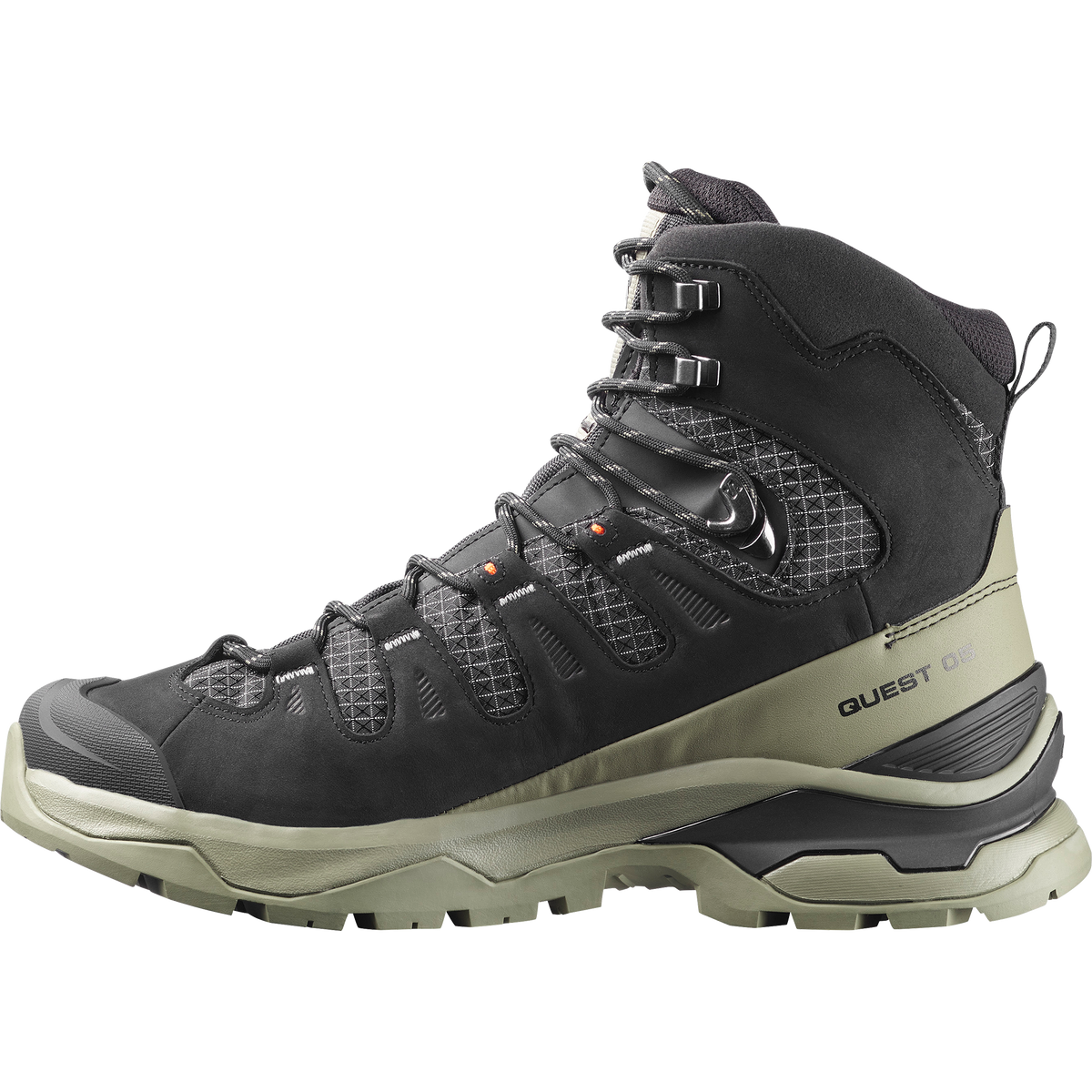 Salomon Quest 5 Gore-Tex Erkek Bot - Siyah-Yeşil