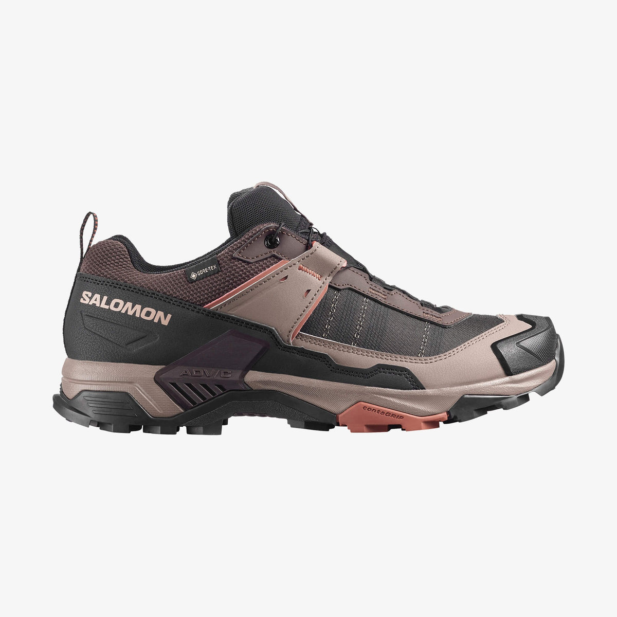 Salomon X Ultra 5 Gore-Tex Erkek Outdoor Ayakkabısı - Kahve-Siyah