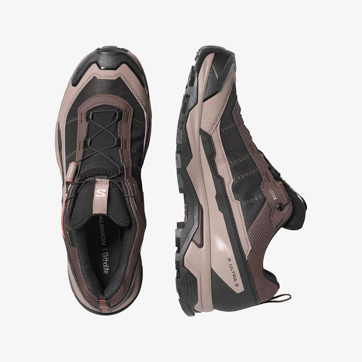 Salomon X Ultra 5 Gore-Tex Erkek Outdoor Ayakkabısı - Kahve-Siyah