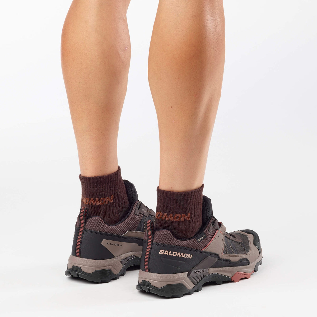 Salomon X Ultra 5 Gore-Tex Erkek Outdoor Ayakkabısı - Kahve-Siyah