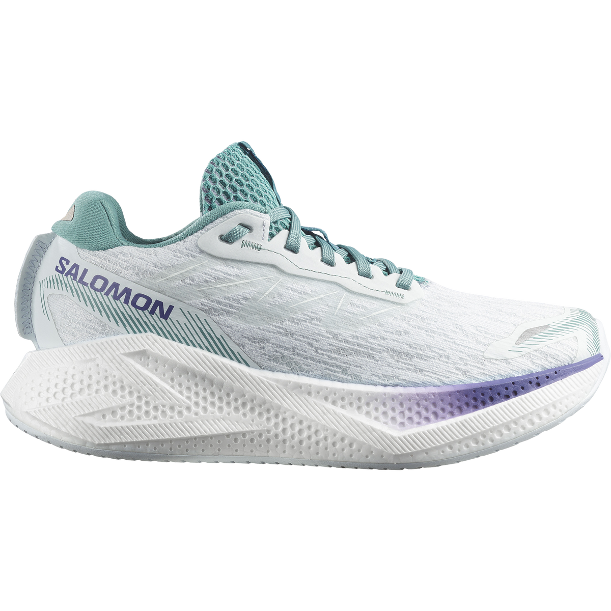 Salomon Aero Glide 4 Kadın Koşu Ayakkabısı - Beyaz-Çok Renkli