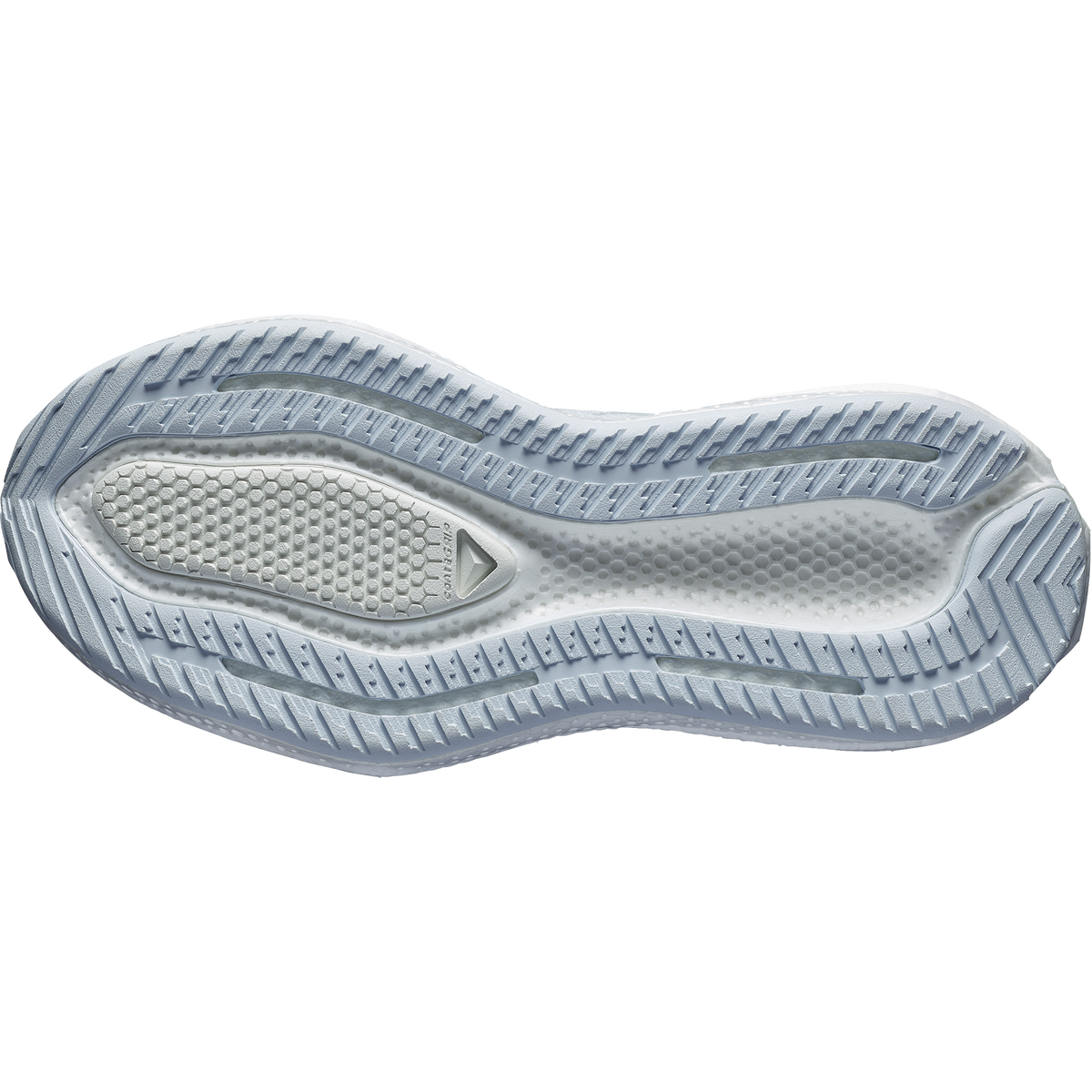 Salomon Aero Glide 4 Kadın Koşu Ayakkabısı - Beyaz-Çok Renkli
