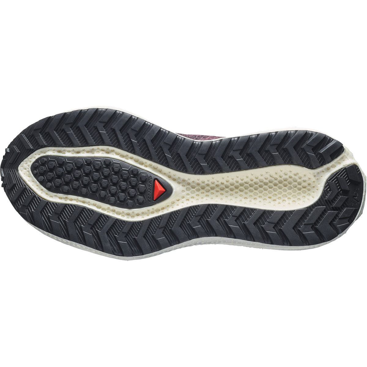 Salomon Aero Glide 4 Gravel Kadın Koşu Ayakkabısı - Mor-Krem