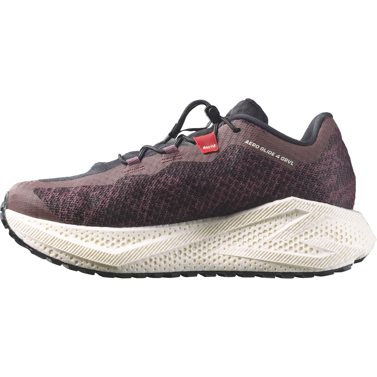 Salomon Aero Glide 4 Gravel Kadın Koşu Ayakkabısı - Mor-Krem