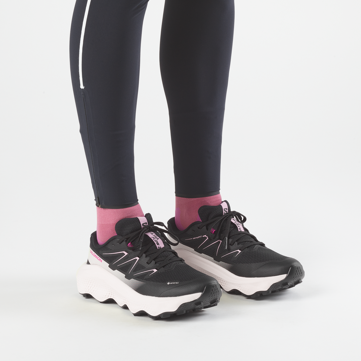 Salomon Ultra Flow 2 Gore-Tex Kadın Trail Ayakkabısı - Siyah-Çok Renkli