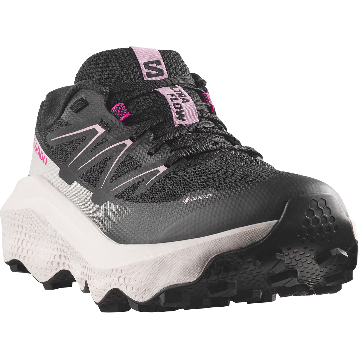 Salomon Ultra Flow 2 Gore-Tex Kadın Trail Ayakkabısı - Siyah-Çok Renkli