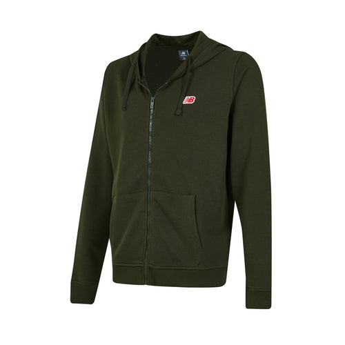 New Balance Lifestyle Full Zip Erkek Sweatshirt - Haki