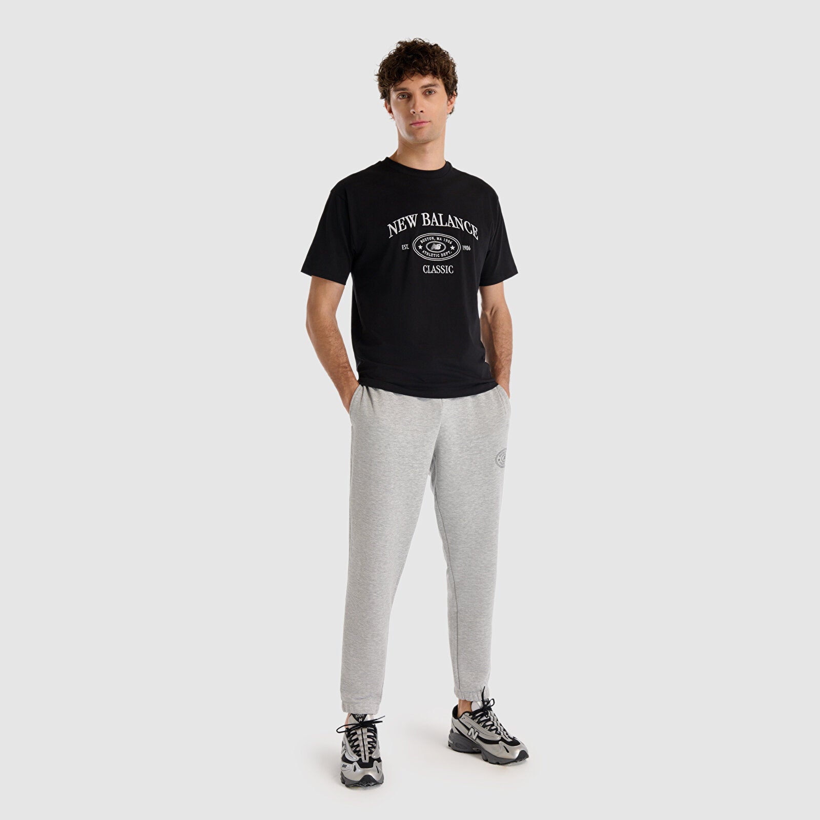 New Balance Lifestyle Erkek Eşofman Alt - Gri