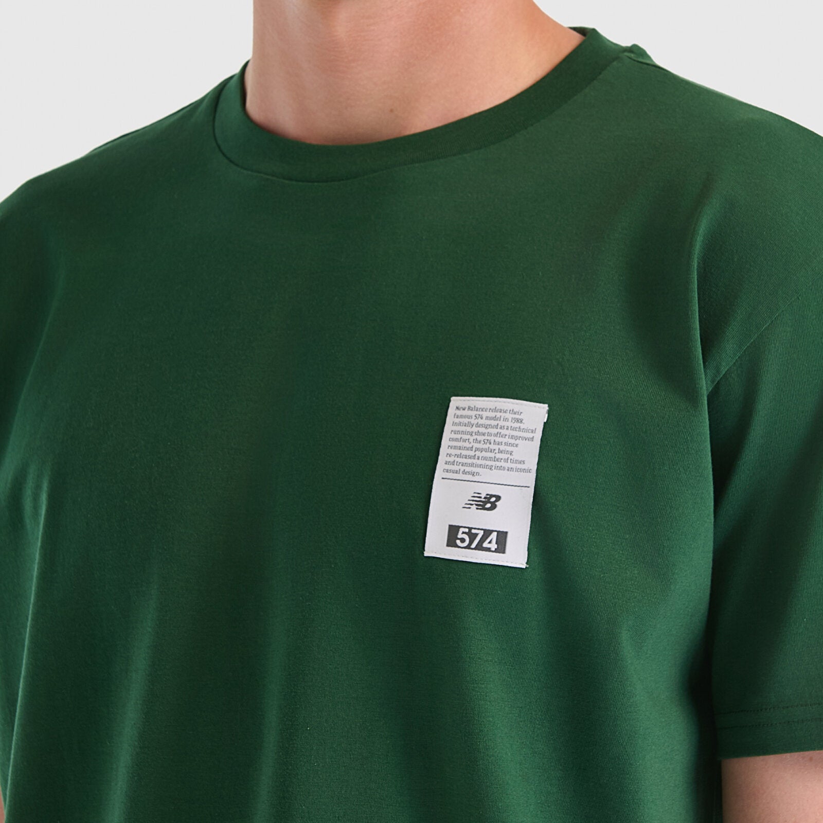 New Balance Lifestyle Erkek Tişört - Yeşil
