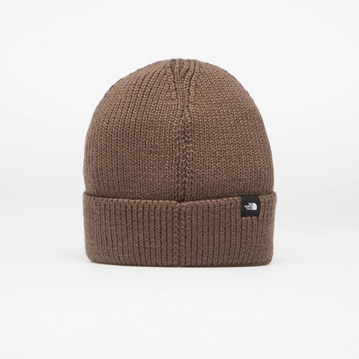 The North Face Logo Box Cuffed Unisex Bere - Kahve