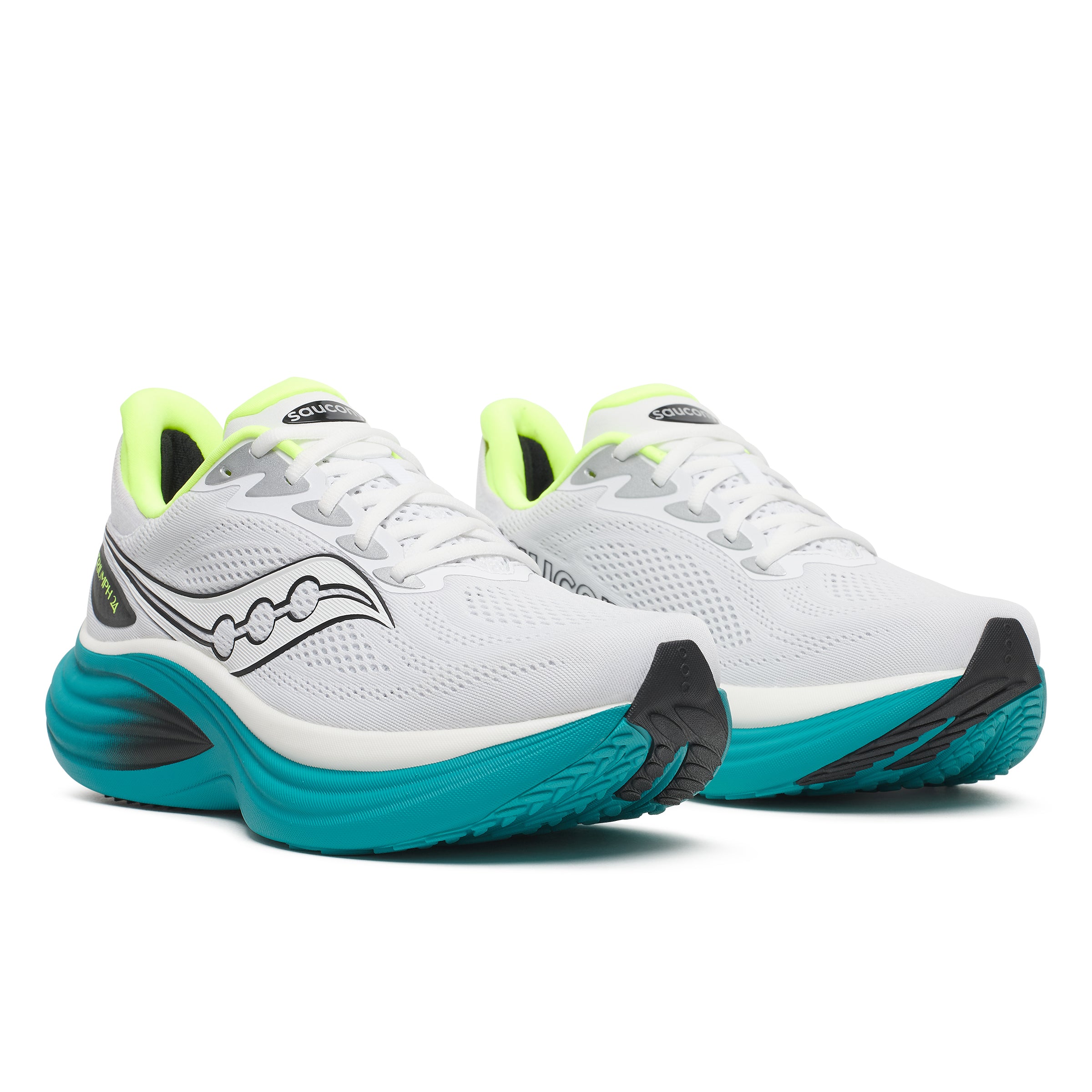 Saucony Triumph 24 Erkek Koşu Ayakkabısı - Beyaz-Çok Renkli