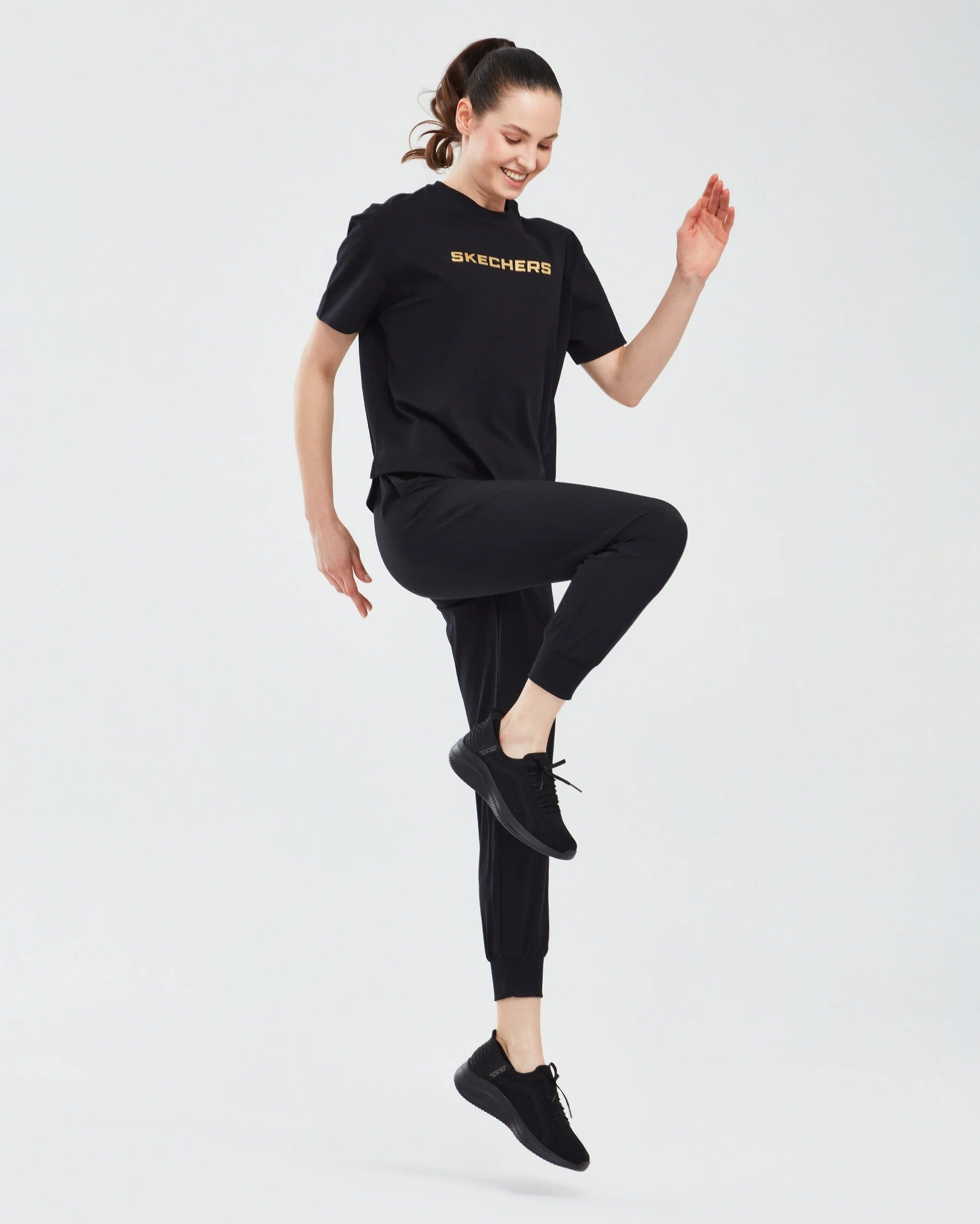 Skechers Micro Collection Daily Kadın Eşofman Alt - Siyah