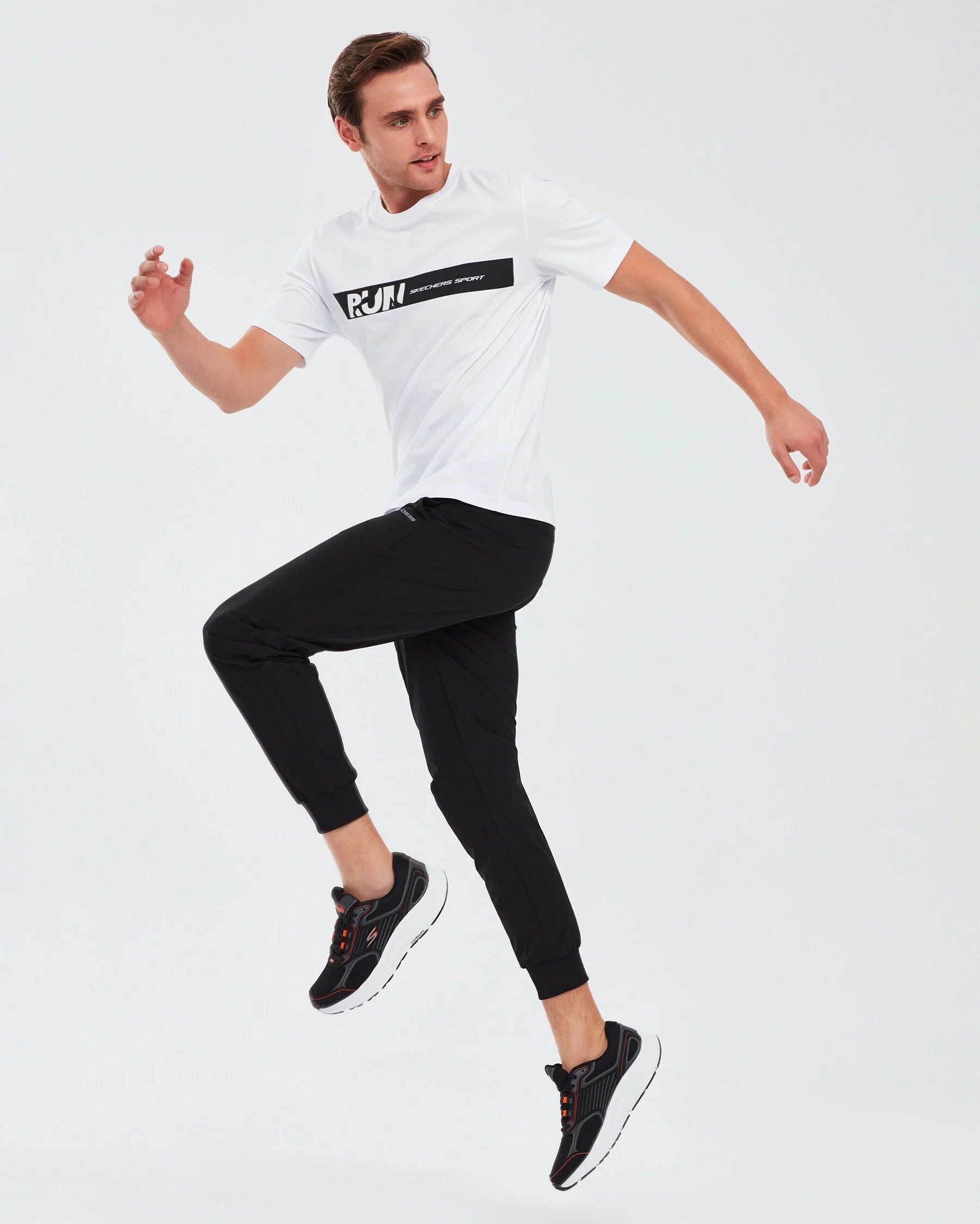 Skechers Micro Collection Side Zipped Erkek Eşofman Alt - Siyah